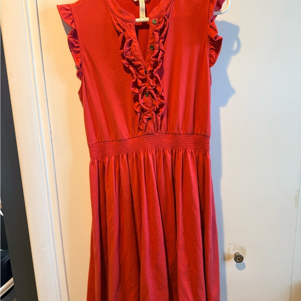 Matilda Jane Red Ruffled Women’s Dress